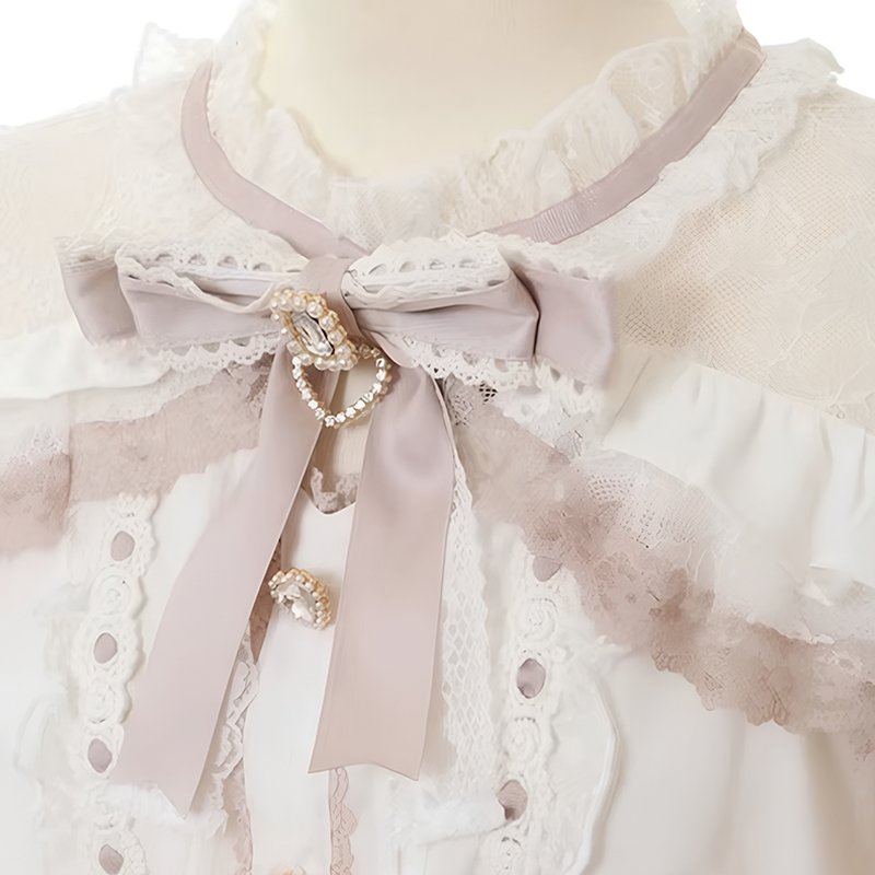 blouse, bow blouse, off shoulder blouse, japanese blouse